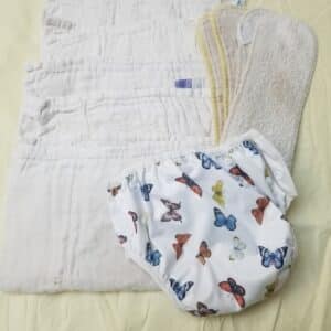 Lot de 5 lange Bambino Mio - de 7kg + 1 culotte autre marque